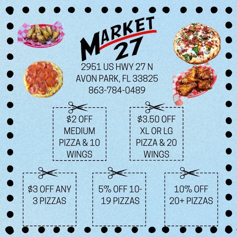 Food menu highlighting breakfast platters and stromboli.